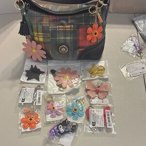 Bag charms key chains new on bags